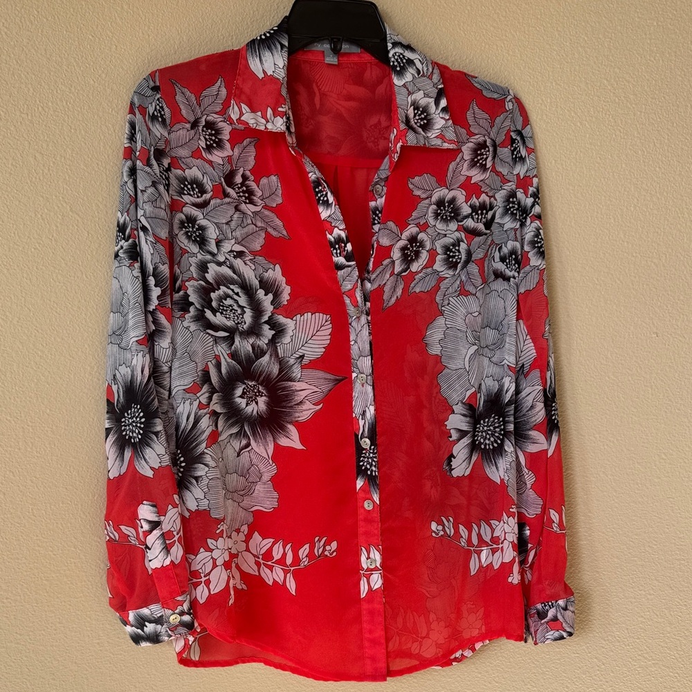 Floral Button Down Top